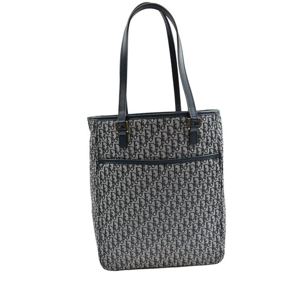 CHRISTIAN DIOR Diorissimo Trotter Tote Navy - Picture 1 of 12